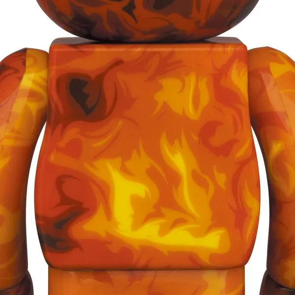 SSUR Fire 100% 400%  Be@rbrick Medicom Art Toy by SSUR- Ruslan Karablin