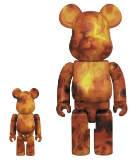 SSUR Fire 100% 400%  Be@rbrick Medicom Art Toy by SSUR- Ruslan Karablin