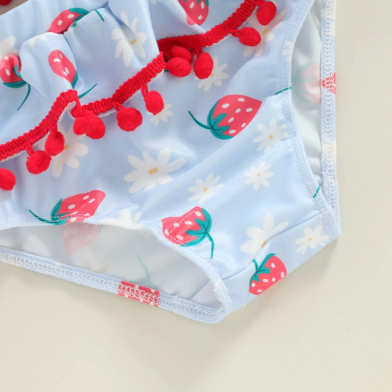 Strawberry Summer Toddler Girls Swimwear