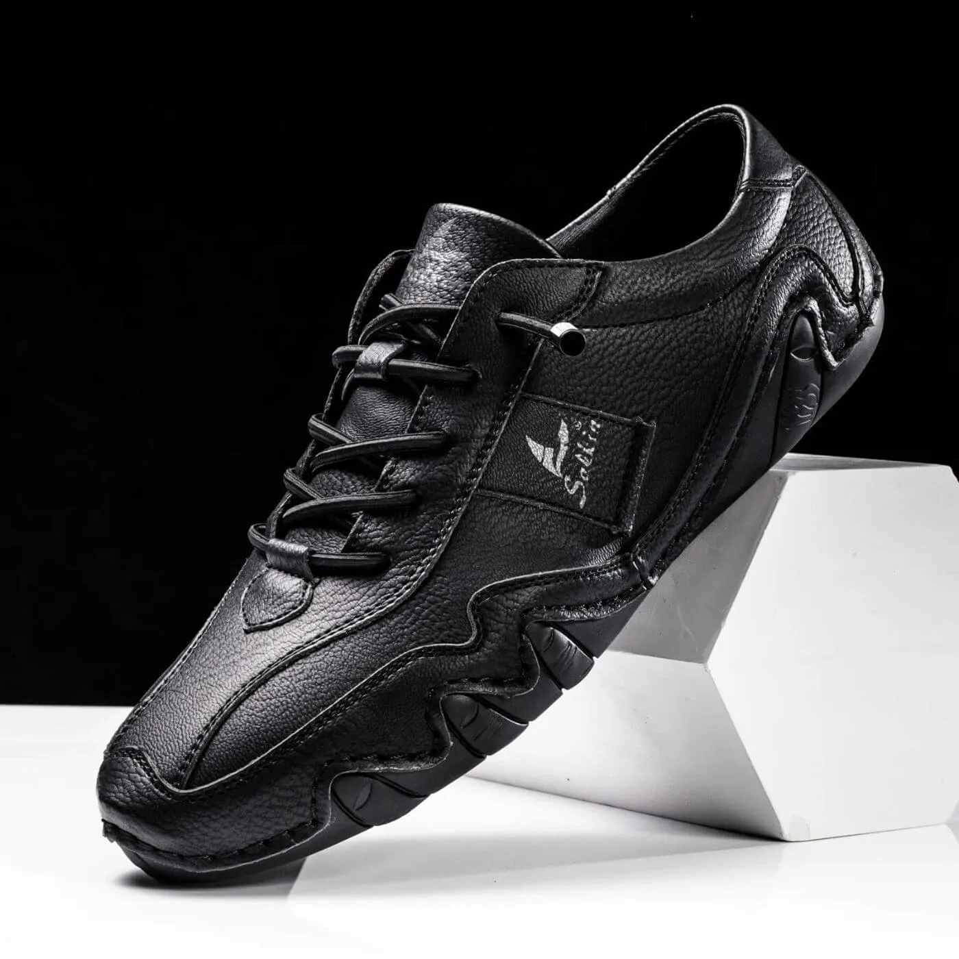 Tate - Stitched Lace Up Shoes