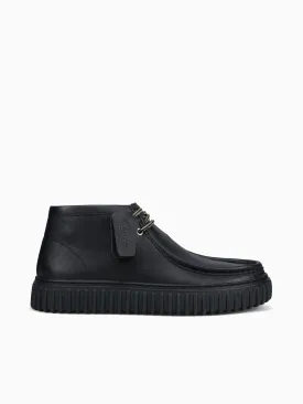 Torhill Hi  Black Leather
