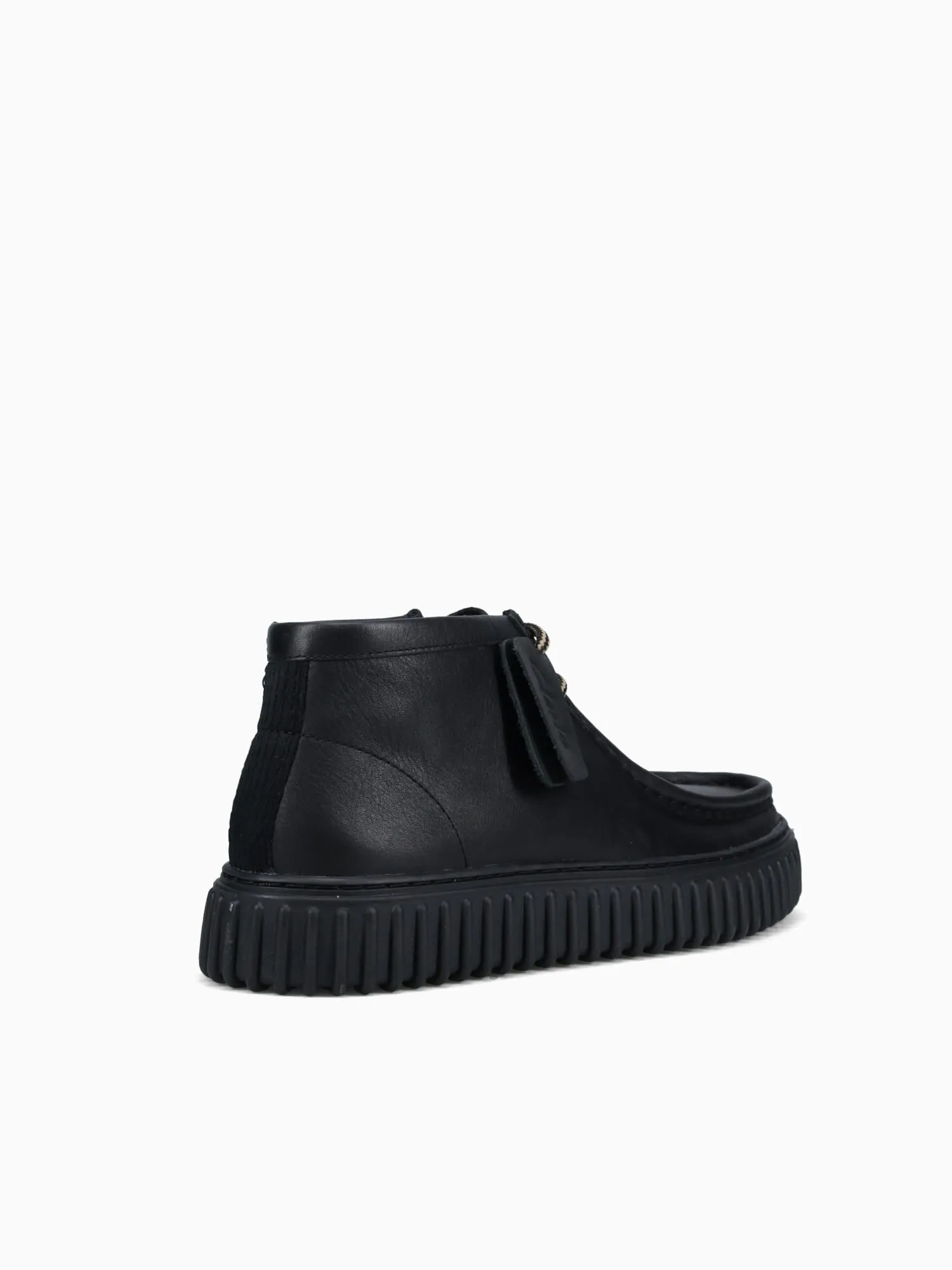 Torhill Hi  Black Leather