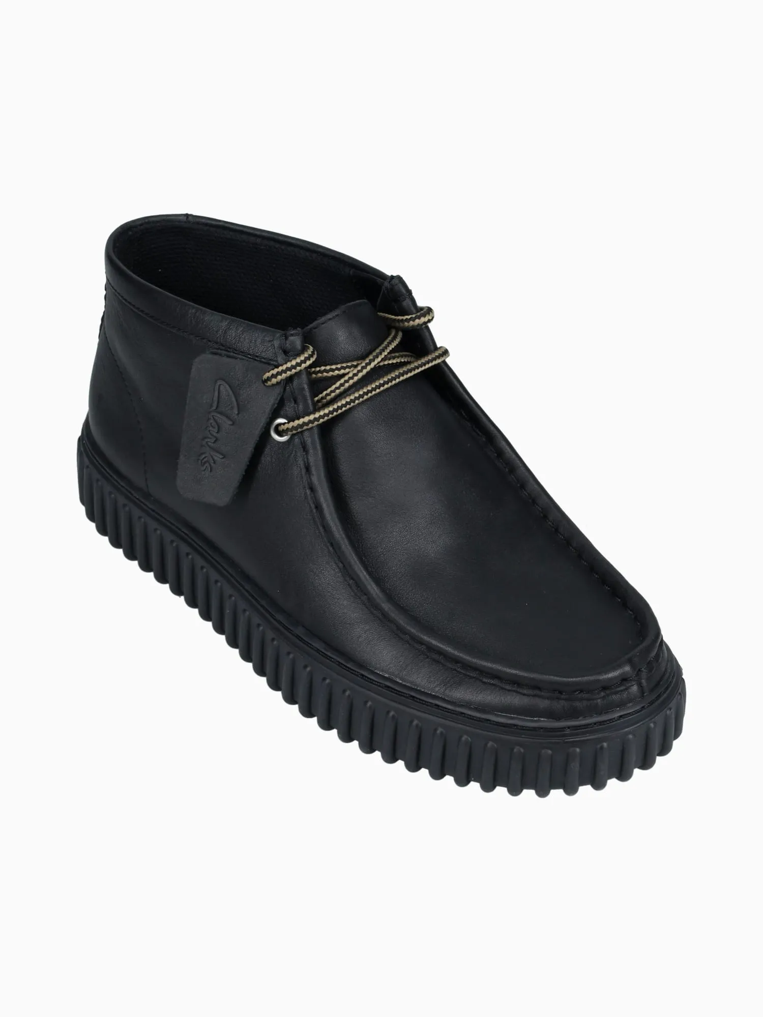 Torhill Hi  Black Leather
