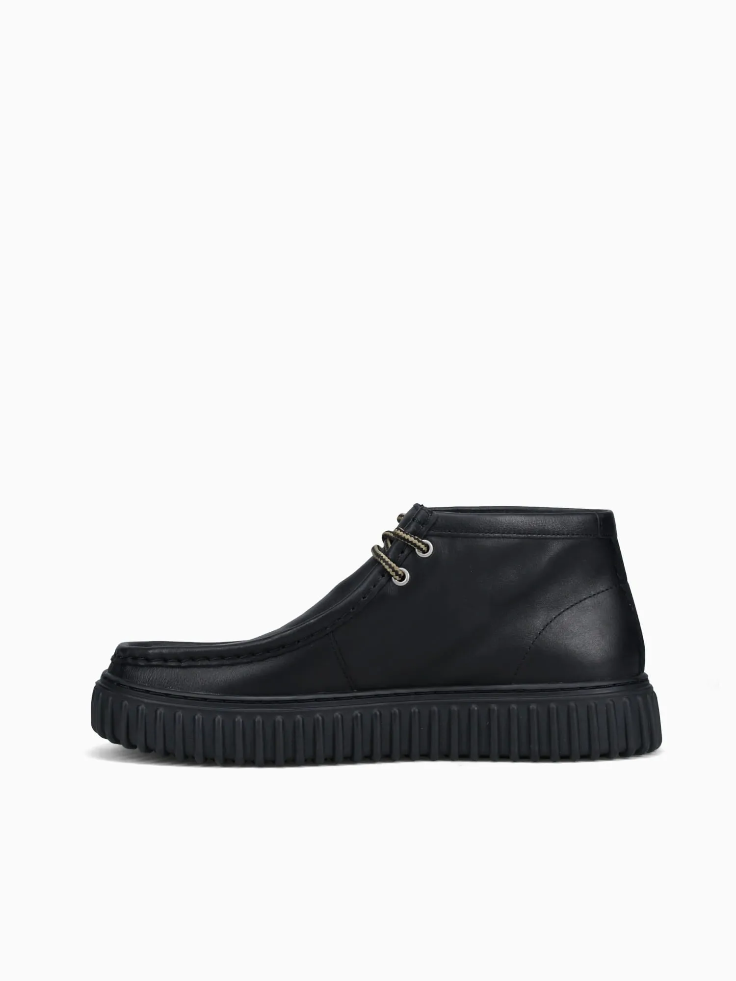 Torhill Hi  Black Leather