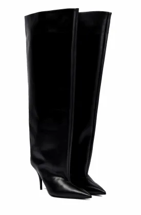 Wide thigh high boots