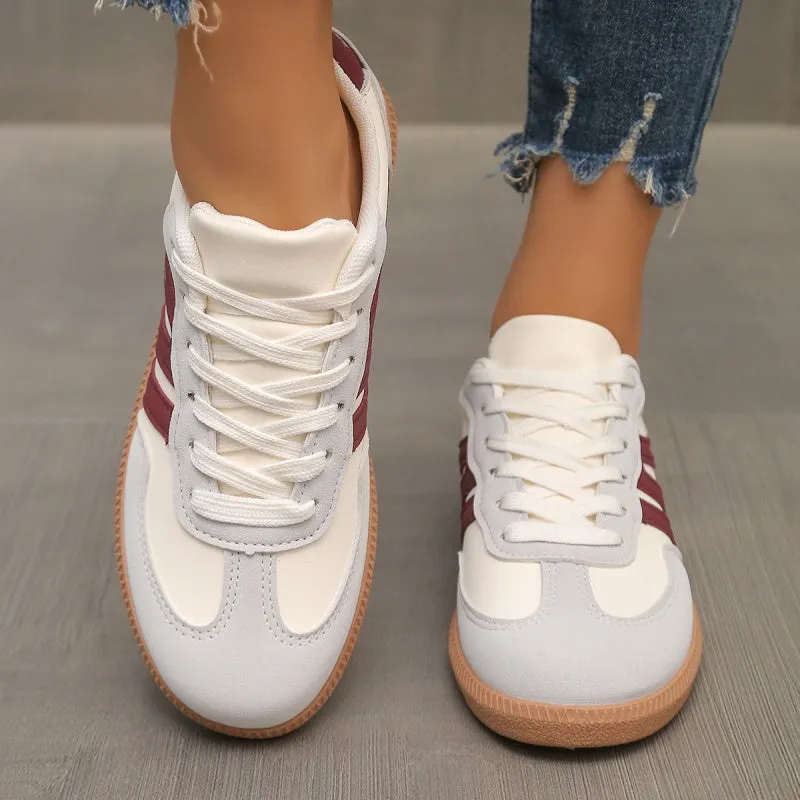 Womens Stylish Round Toe Non-Slip Casual Shoes