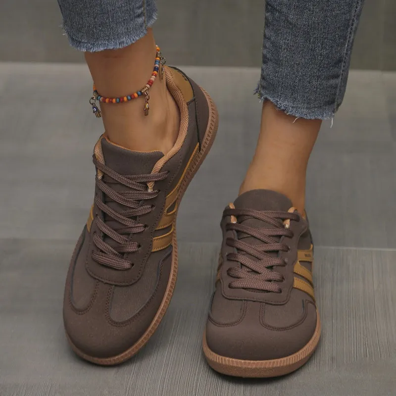 Womens Stylish Round Toe Non-Slip Casual Shoes