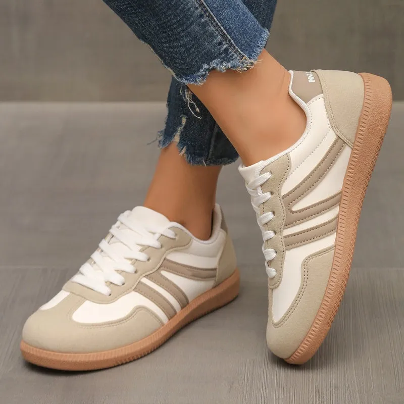 Womens Stylish Round Toe Non-Slip Casual Shoes