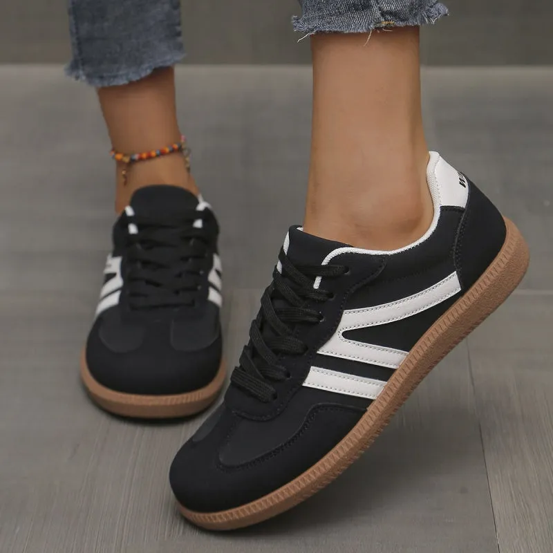 Womens Stylish Round Toe Non-Slip Casual Shoes