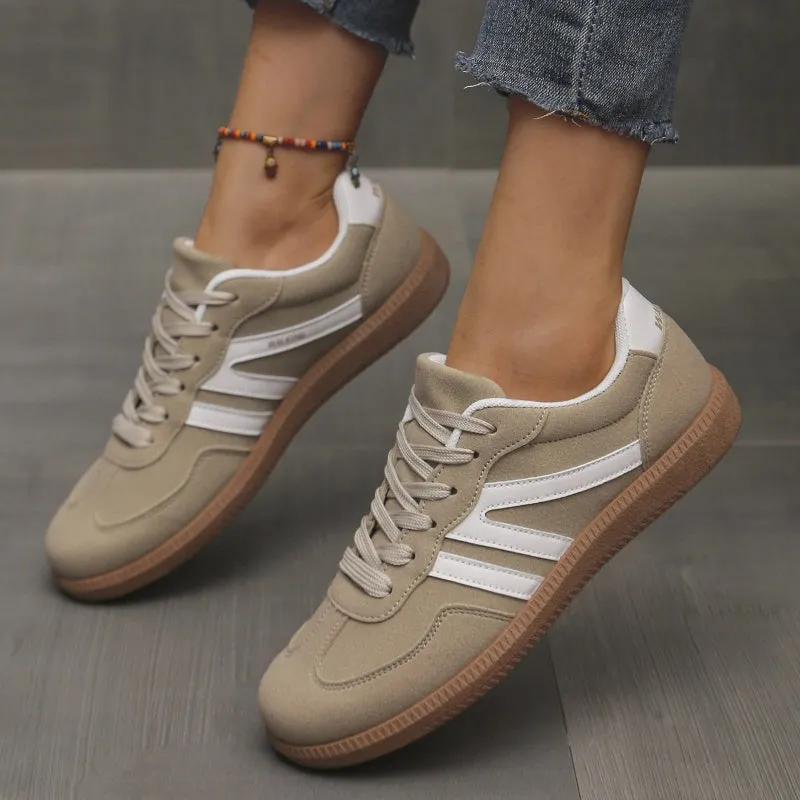 Womens Stylish Round Toe Non-Slip Casual Shoes