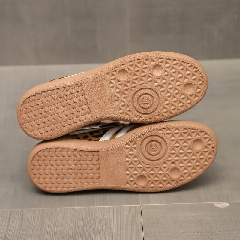 Womens Stylish Round Toe Non-Slip Casual Shoes